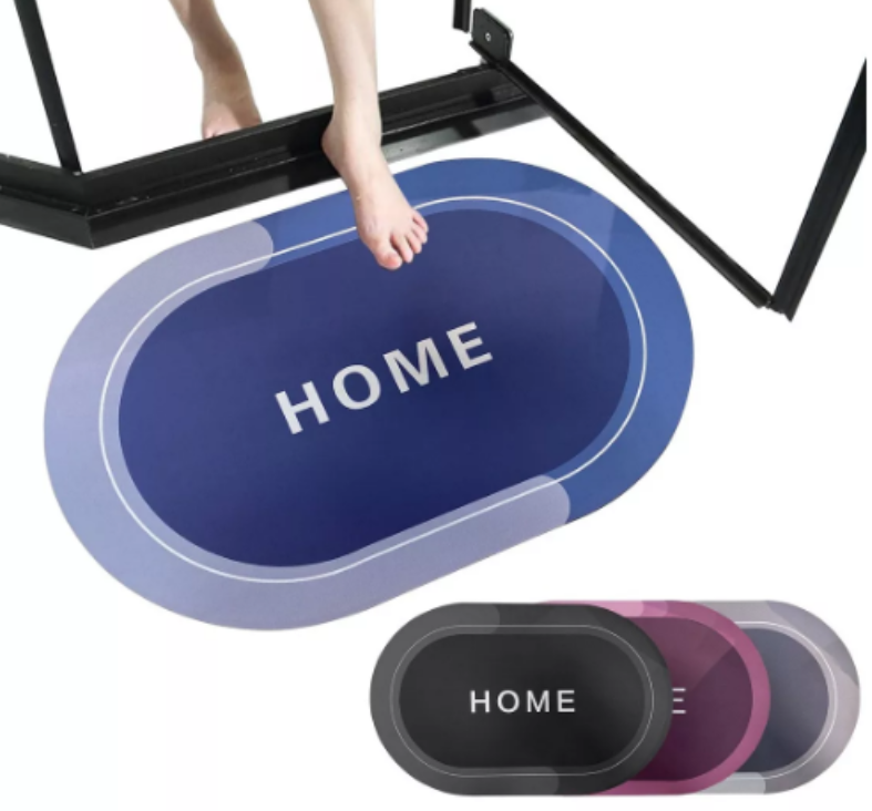 TAPETE ALFOMBRA PARA BAÑO ABSORBENTE- HOGAR