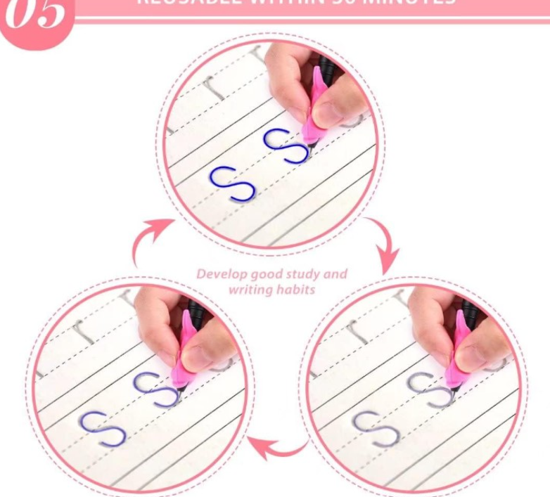 SET X4 CUADERNOS MAGICOS CALIGRAFIA matemáticas, alfabeto, dibujo y números- INFANTIL