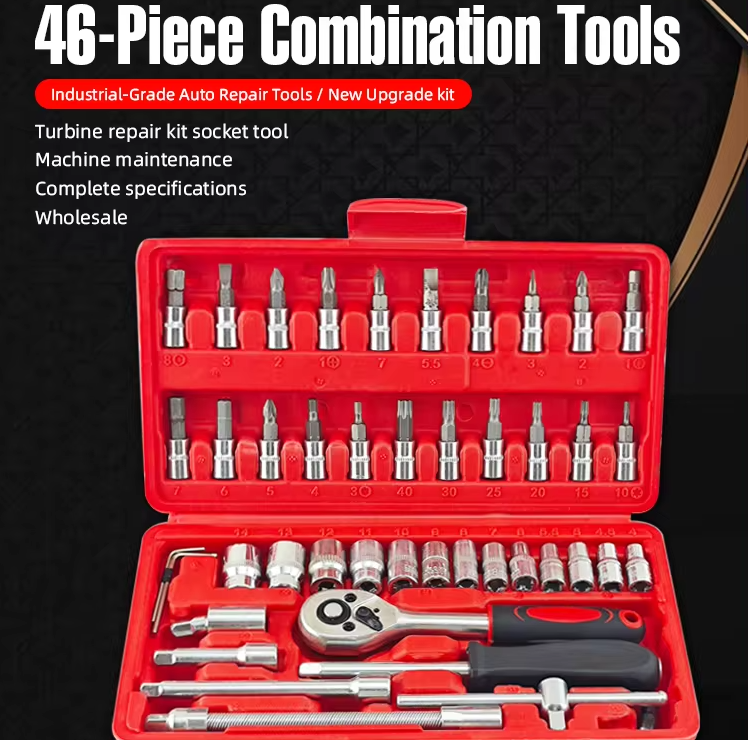🛠️Kit De Herramientas de 46 piezas+ envio gratis 🛠️- hogar