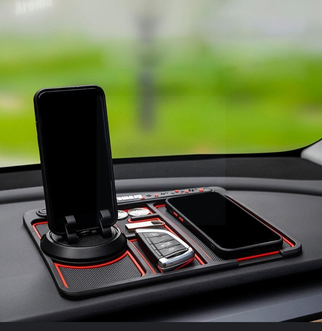 SOPORTE ANTIDESLIZANTE PARA CARRO 4 EN 1 - HOGAR Y TECNOLOGIA