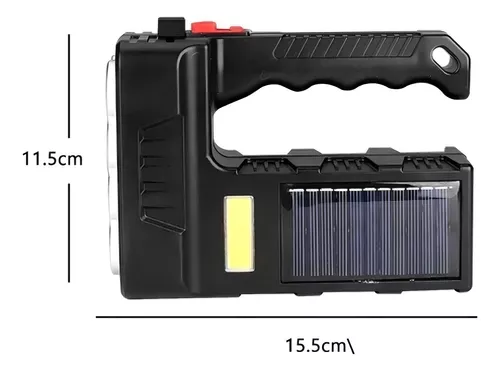 LINTERNA LED PORTATIL RECARGABLE - HOGAR