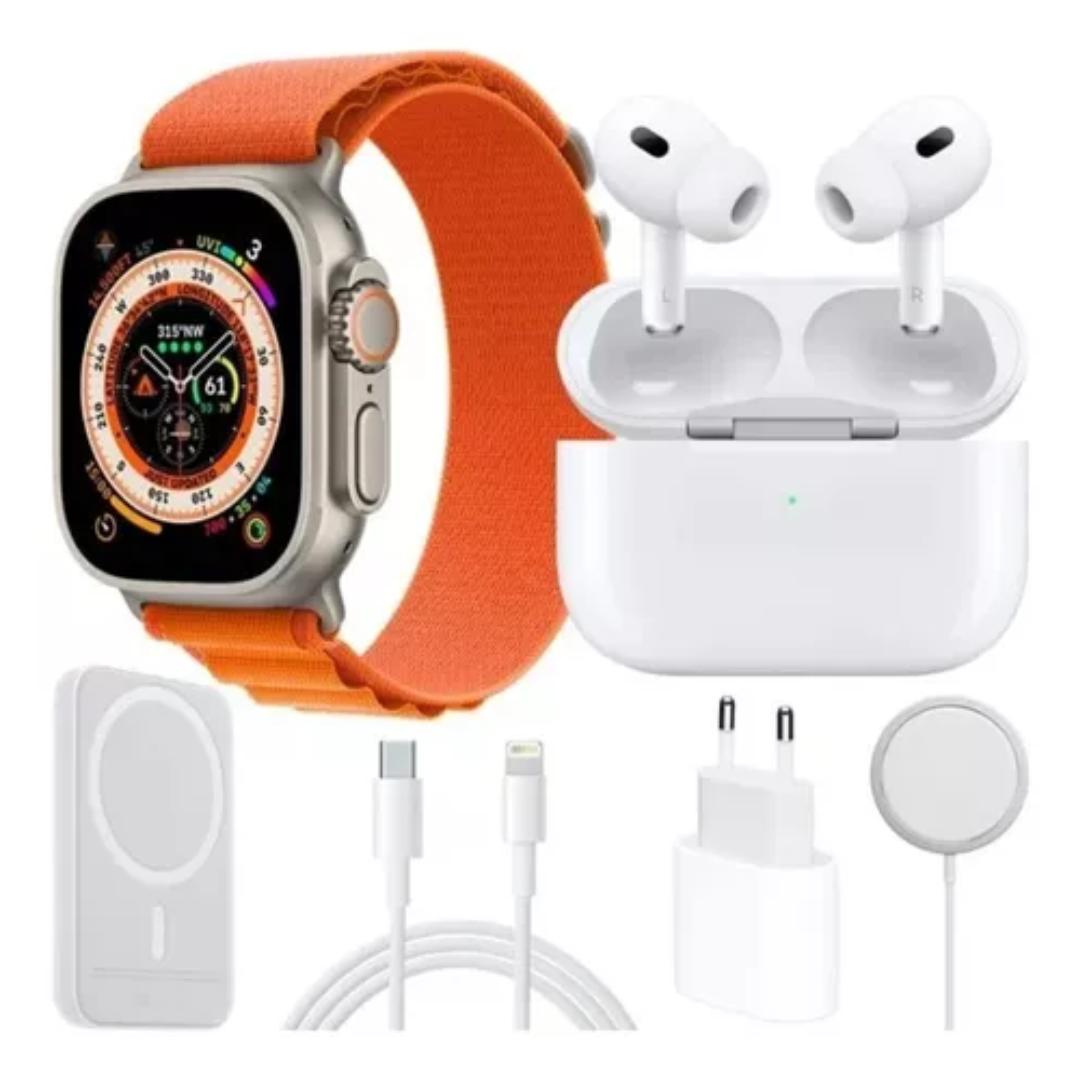 COMBO SMART WATCH X8 ULTRA MAX - TECNOLOGIA