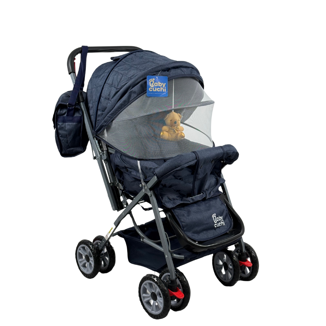 COCHE REVERSIBLE CON COBERTOR - HOGAR