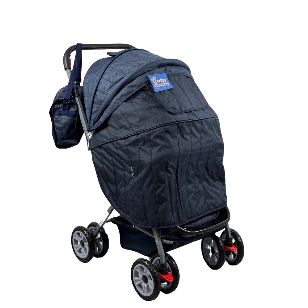 COCHE REVERSIBLE CON COBERTOR - HOGAR