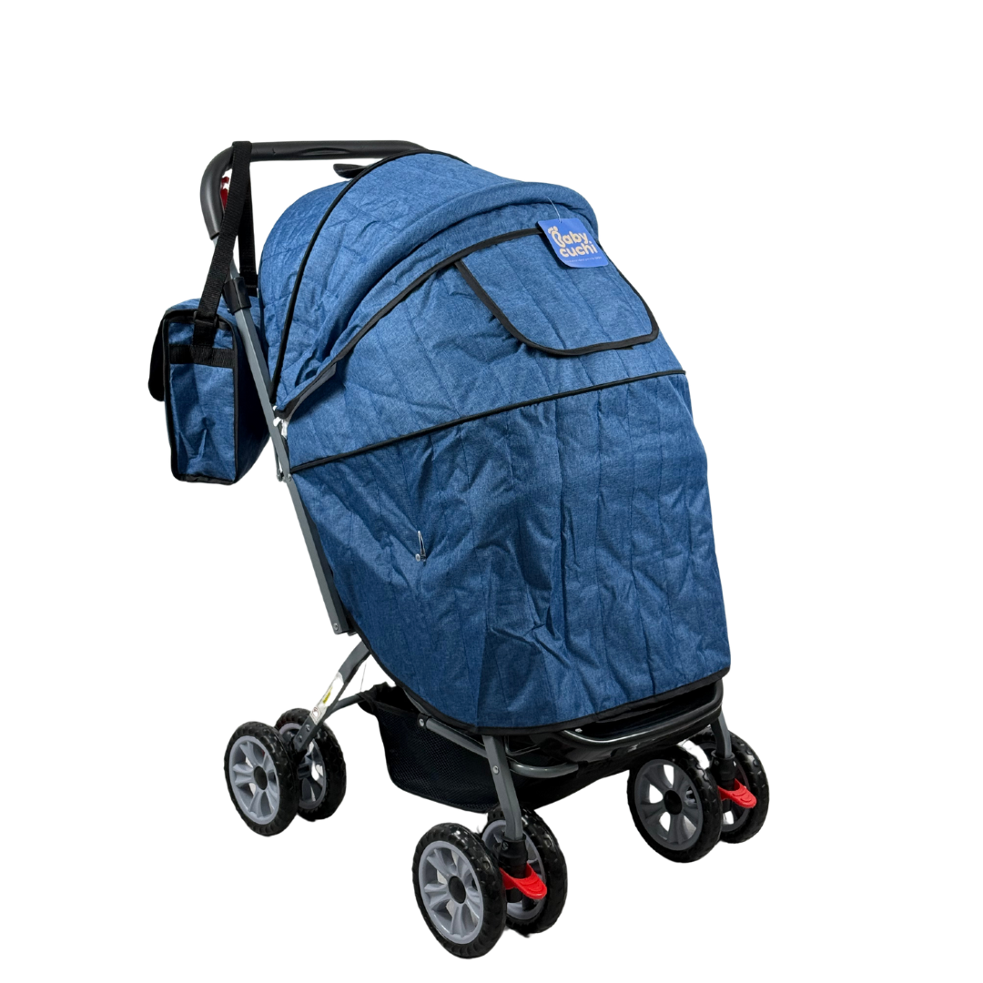 COCHE REVERSIBLE CON COBERTOR - HOGAR