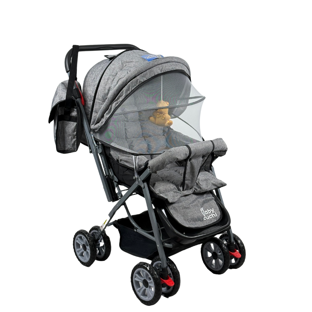 COCHE REVERSIBLE CON COBERTOR - HOGAR