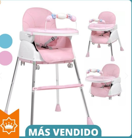 SILLA COMEDOR 4 EN 1 PARA BEBES - HOGAR