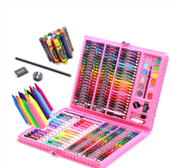 SET DE ARTE Y DIBUJO CON 86 PIEZAS- INFANTIL