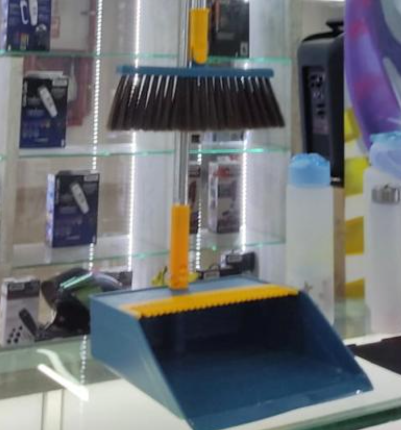 SET ESCOBA Y RECOGEDOR- NO COJAS MÁS PELOS CON LAS MANOS