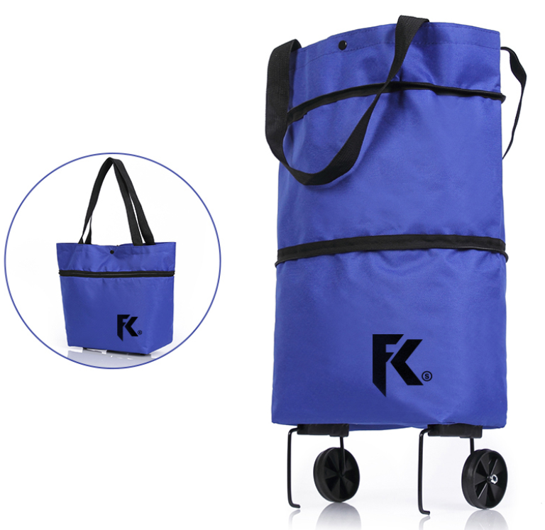 CARRITO COMPRAS PLEGABLE RUEDAS 3 EN 1- HOGAR