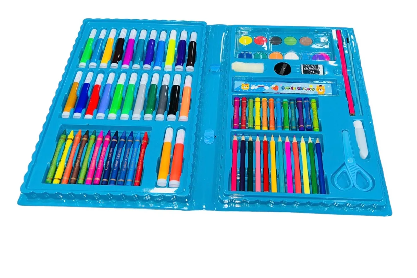 SET DE ARTE Y DIBUJO CON 86 PIEZAS- INFANTIL