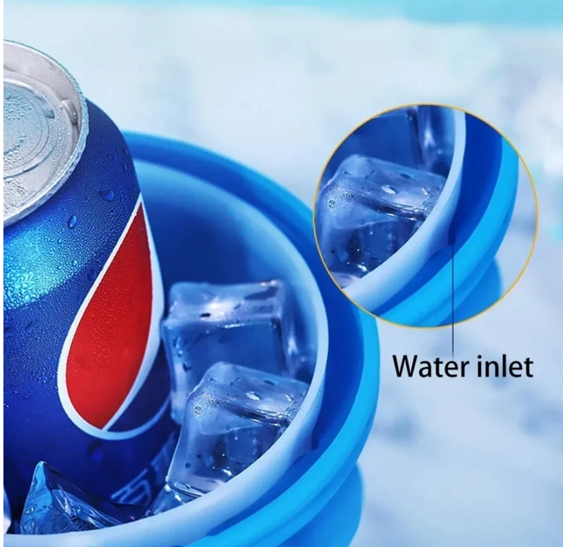 MINI HIELERA CUBOS DE HIELO EN SILICONA- COCINA