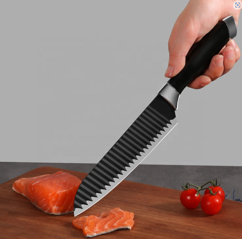 JUEGO DE CUCHILLOS COCINA X6 CON PELADOR - COCINA- HOGAR