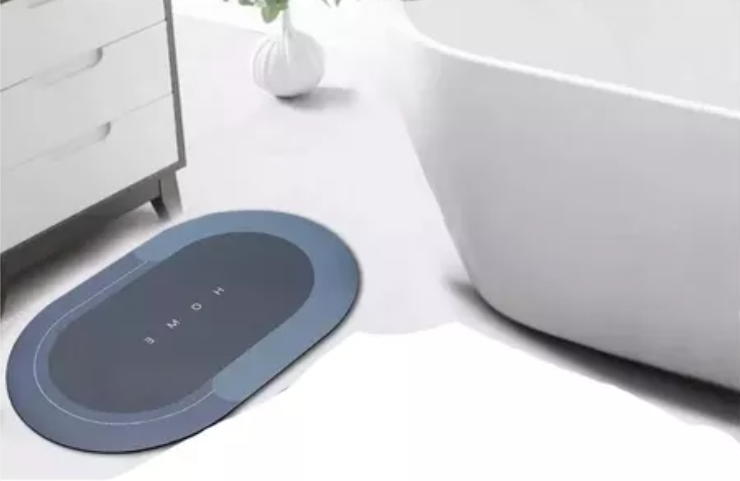 TAPETE ALFOMBRA PARA BAÑO ABSORBENTE- HOGAR