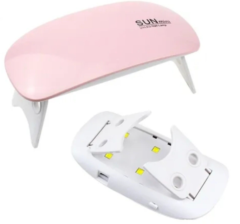 MINI LAMPARA PARA UÑAS ESMALTE GEL SEMI- HOGAR