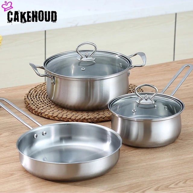 BATERIA OLLAS ACERO INOXIDABLE 5 PIEZAS- COCINA -HOGAR