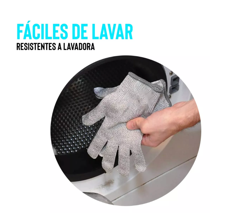 GUANTES COCINA DE SEGURIDAD HILO DE ACERO- COCINA