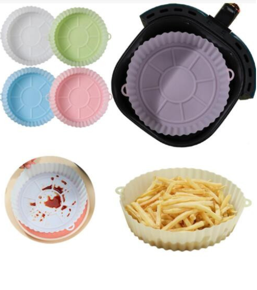 SET X 6 MOLDES SILICONA FREIDORAS AIRE- COCINA