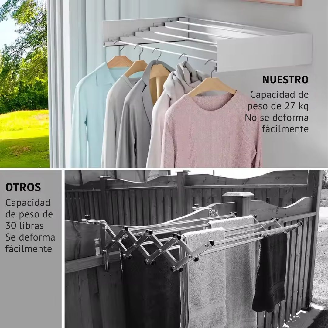 TENDEDERO PLEGABLE PARA ROPA - HOGAR