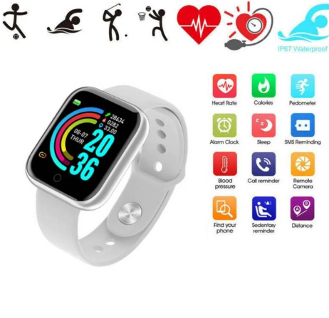 RELOJ INTELIGENTE Y68 UNISEX- Tecnologia- Hogar