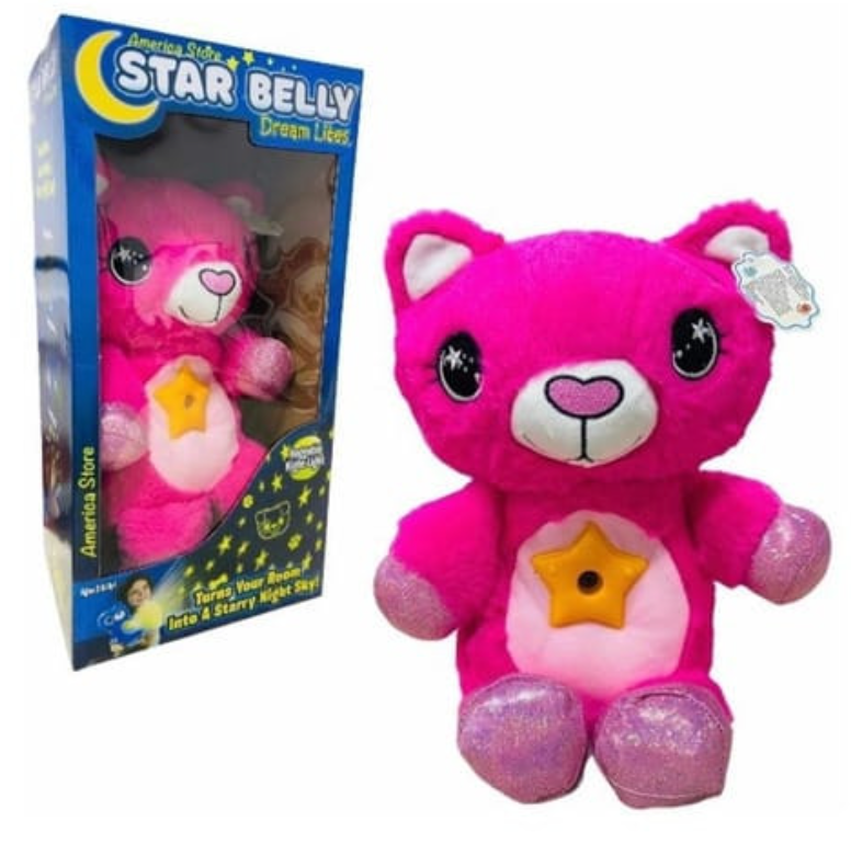 PELUCHE LUMINOSO PROYECTOR DE LUCES Y MUSICAL- INFANTIL
