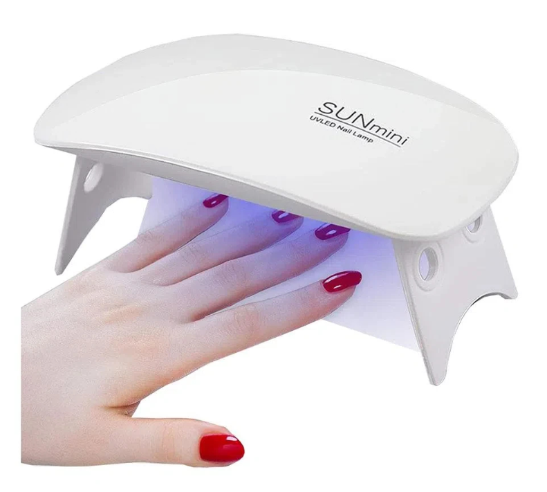 MINI LAMPARA PARA UÑAS ESMALTE GEL SEMI- HOGAR