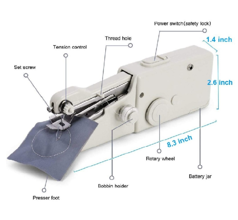 MINI MÁQUINA DE COSER HANDY STITCH- HOGAR