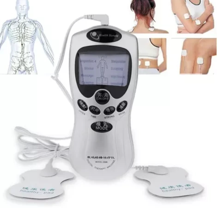 GIMNASIA PASIVA MASAJEADOR TONIFICA 8 ELECTRODOS - SALUD