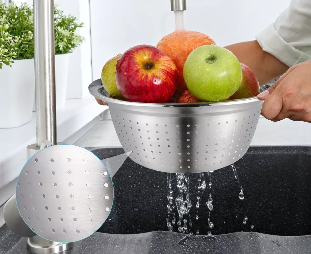 OLLA RALLADORA PROFESIONAL EN ACERO INOXIDABLE 3 EN 1- COCINA
