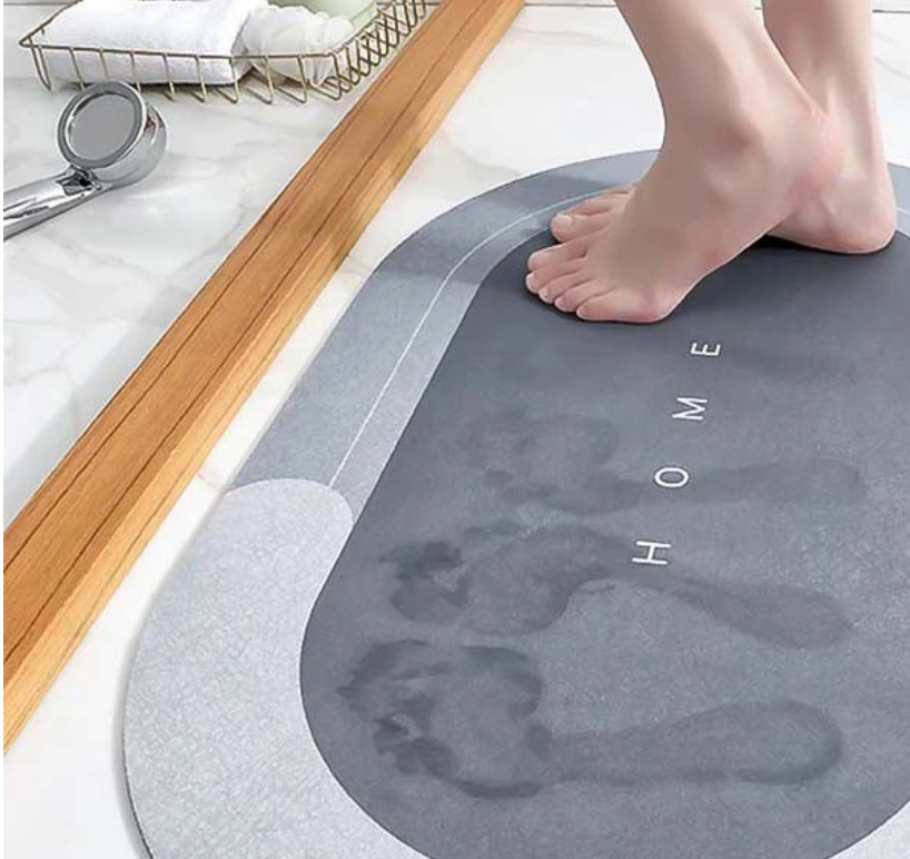TAPETE ALFOMBRA PARA BAÑO ABSORBENTE- HOGAR