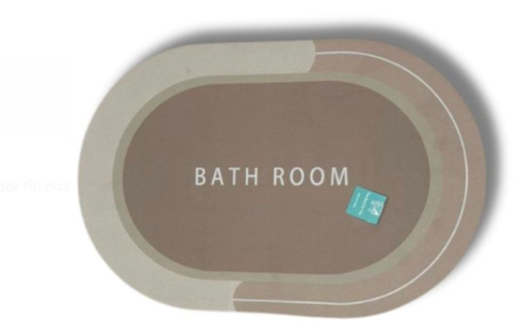 TAPETE ALFOMBRA PARA BAÑO ABSORBENTE- HOGAR