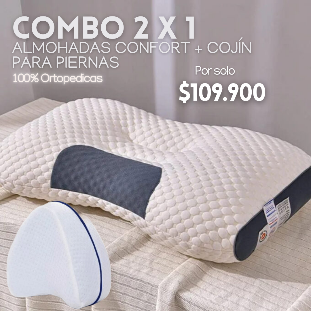 COMBO 2X1 ALMOHADAS TOTAL CONFORT