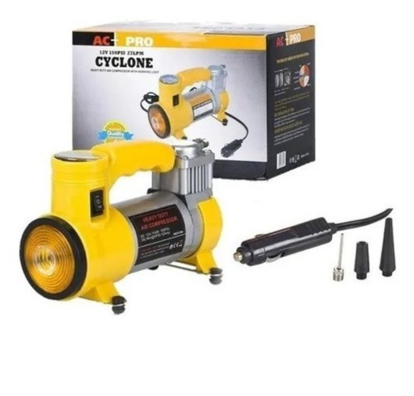 MINI COMPRESOR CICLÓN AIRE 12V- Tecnologia- Hogar