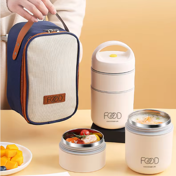 Fiambrera Mágica 2 en 1: ¡Tu Comida Caliente y Fresca en Todo Momento! 🌟- Hogar- Cocina