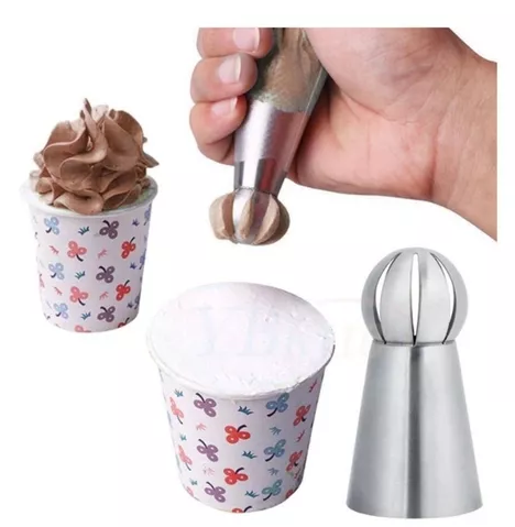 KIT DE BOQUILLAS CON MANGA PARA DECORACION DE PASTELERIA - COCINA