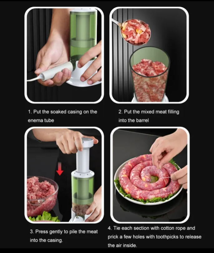 🎅✨CILINDRO EMBUTIDOR MAGICO 4 BOQUILLAS🎅✨ - COCINA