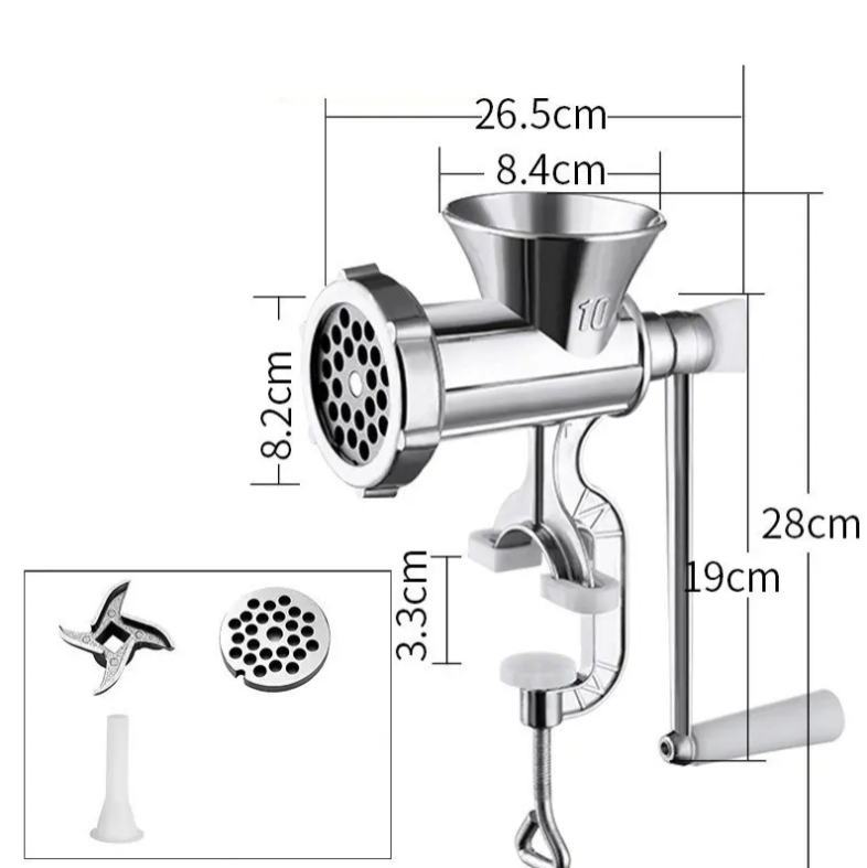 MOLINO PREMIUM CON EMBUDO PARA EMBUTIDOS - COCINA