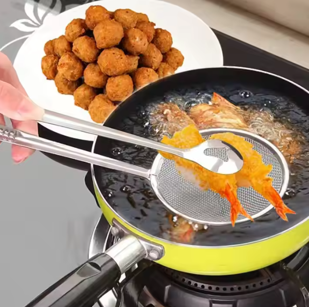 COMBO MOLINO EN ALUMINIO + PINZA PARA FREIR