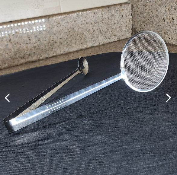 COMBO PINZA FREIDORA +🌟Máquina Manual de Embutidos 4 en 1!🌟 4 boquillas Hogar- Cocina