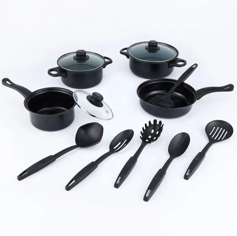 13 EN 1 JUEGO MAGICO DE OLLAS + UTENSILIOS DE COCINA ANTIADHERENTE - COCINA
