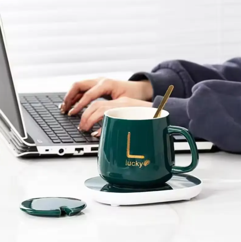 TAZA DE CERAMICA CON CALENTADOR - HOGAR