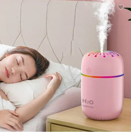 Humidificador luz led 3 en 1 De 300ml Difusor Aroma Led- HOGAR