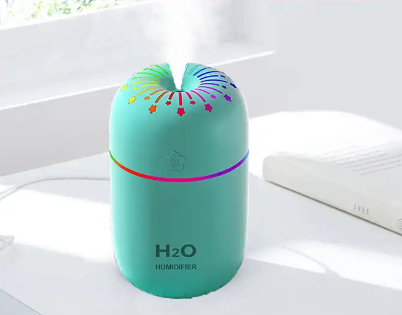 Humidificador luz led 3 en 1 De 300ml Difusor Aroma Led- HOGAR