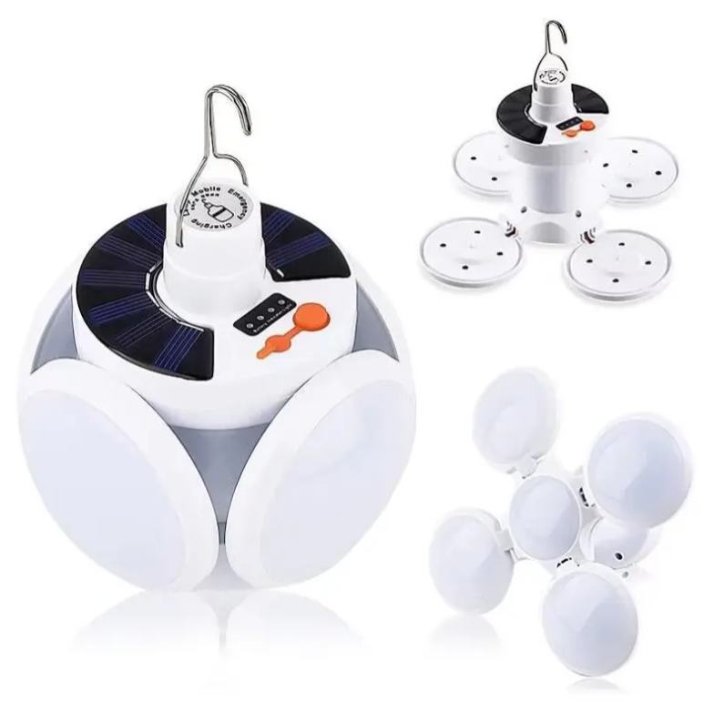 💡 BOMBILLA LUZ LED SOLAR EXPANDIBLE RECARGABLE - HOGAR 💡