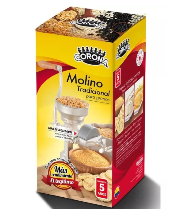 🌽MOLINO TRADICIONAL MARCA CORONA - COCINA- HOGAR🌽