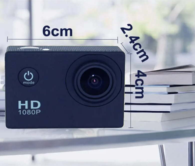 CAMARA DEPORTIVA HD VIDEO CAM A PRUEBA DE AGUA - HOGAR