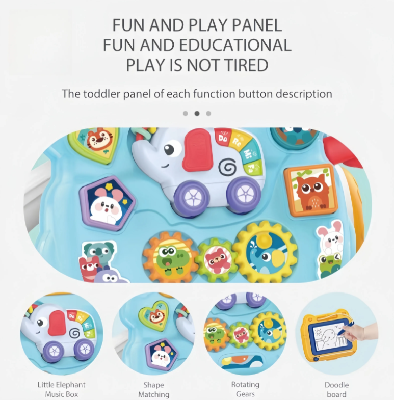 CARRO ANDADOR INTERACTIVO 2 EN 1 - INFANTIL