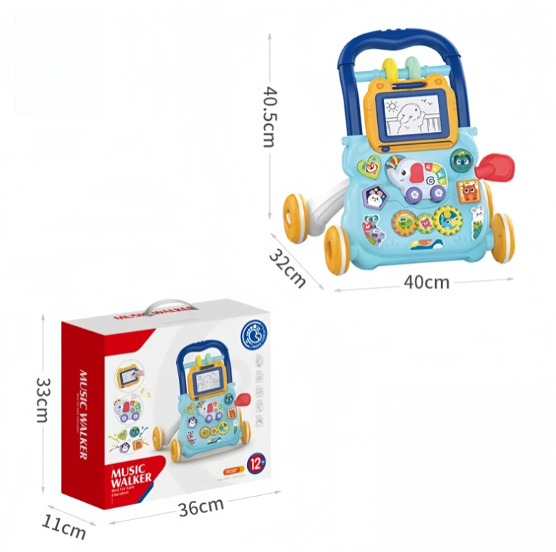 CARRO ANDADOR INTERACTIVO 2 EN 1 - INFANTIL