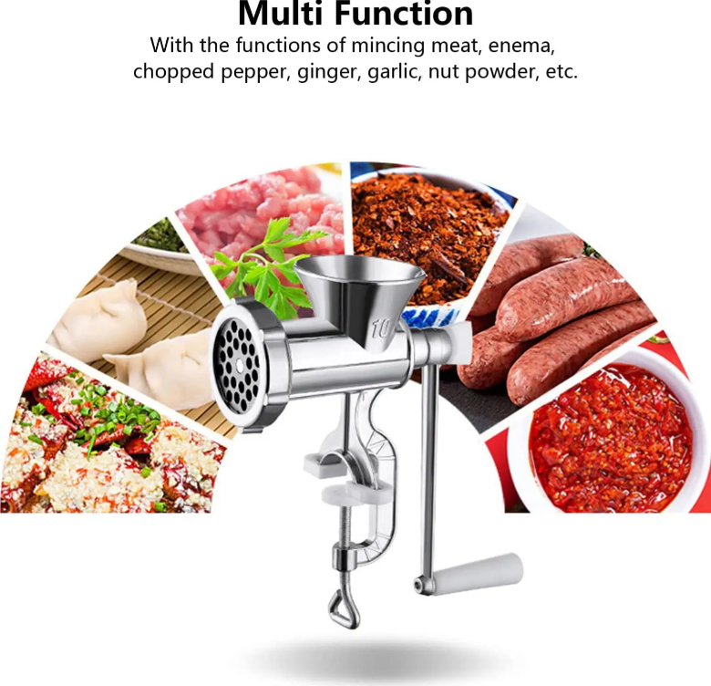 MOLINO PREMIUM CON EMBUDO PARA EMBUTIDOS - COCINA