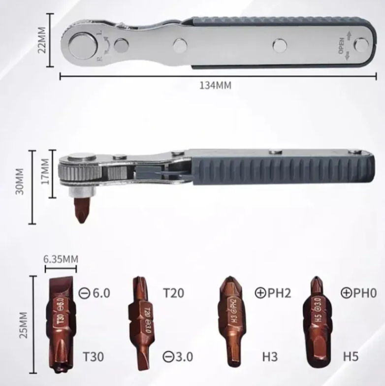 KIT DESTORNILLADORES MAGNETICOS - HOGAR